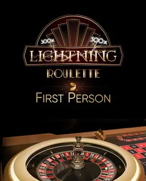 First Person Lightning Roulette, a Evolution table